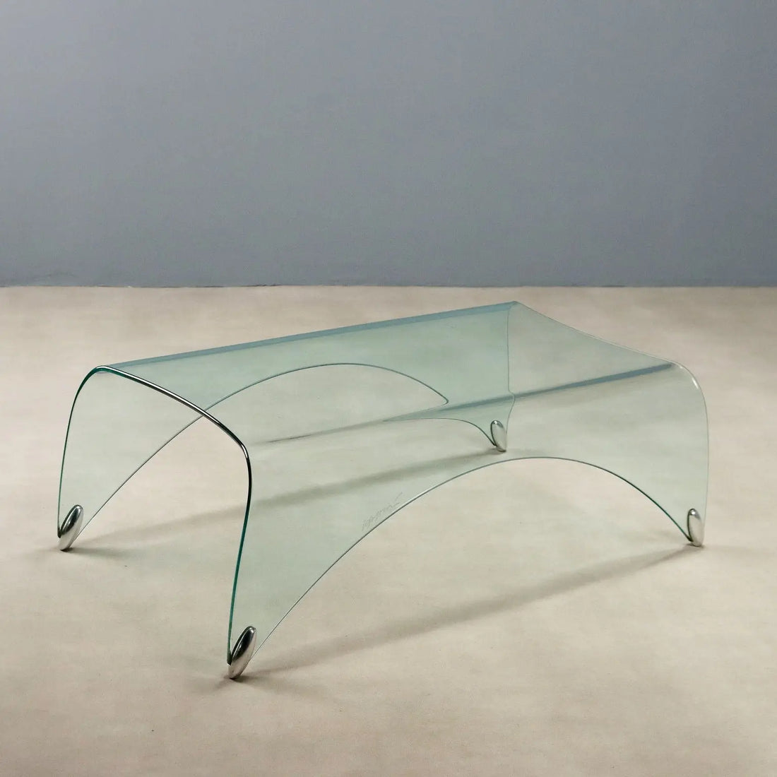 Vintage Coffee Table Glass Design Massimo Iosa Ghini Italy 1980s - 1980s | Modernism | Tables