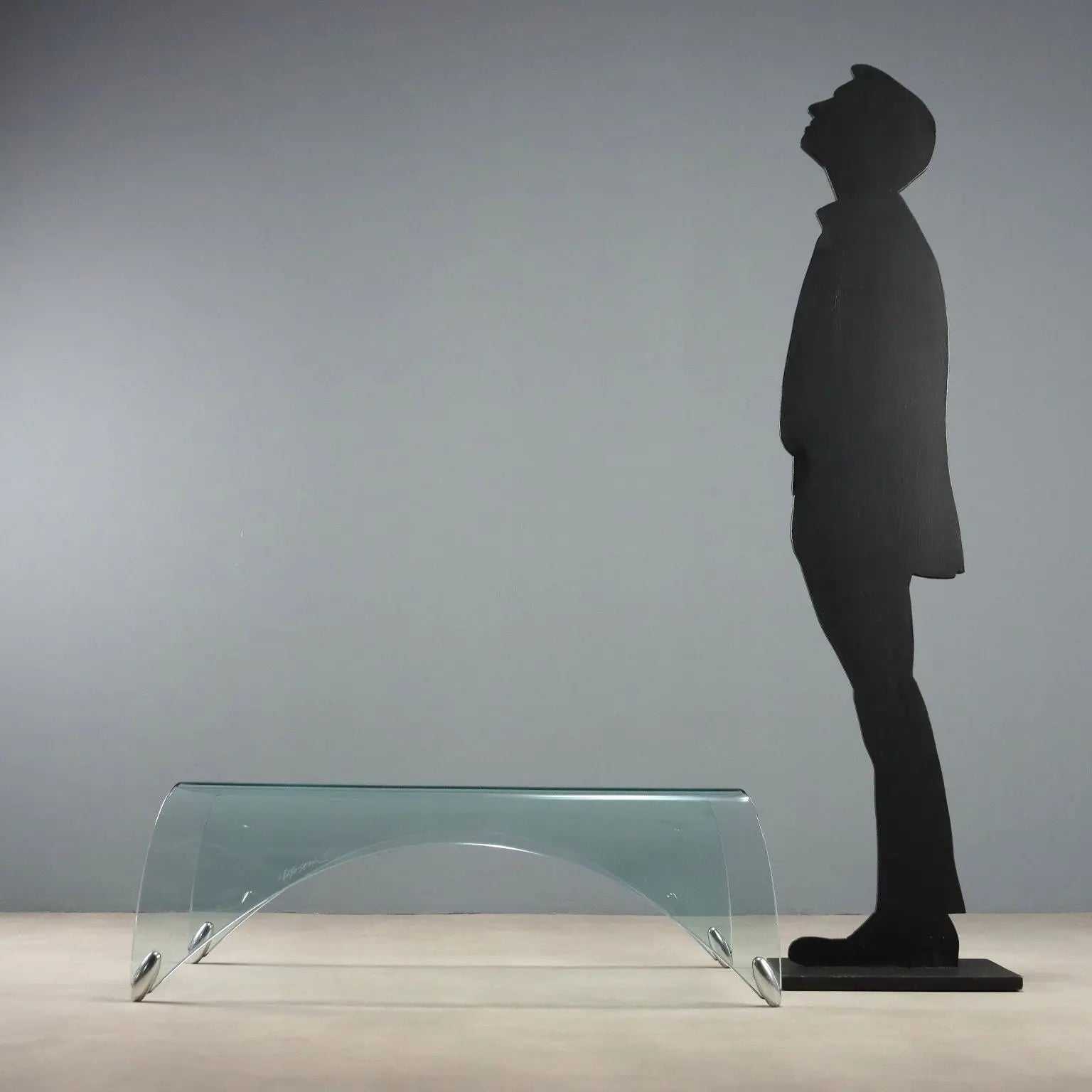 Vintage Coffee Table Glass Design Massimo Iosa Ghini Italy 1980s - 1980s | Modernism | Tables