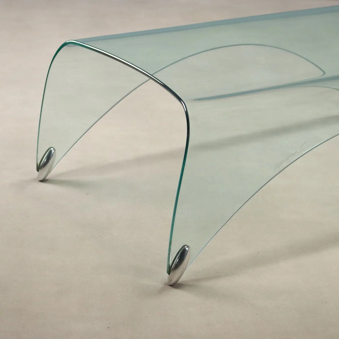 Vintage Coffee Table Glass Design Massimo Iosa Ghini Italy 1980s - 1980s | Modernism | Tables