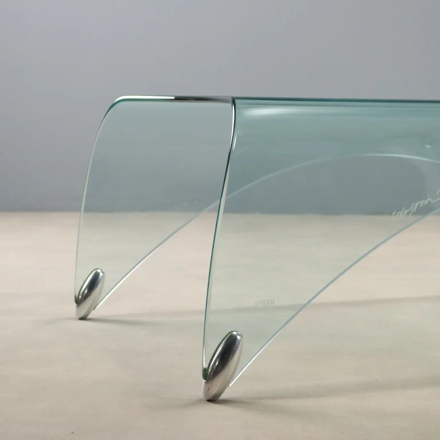 Vintage Coffee Table Glass Design Massimo Iosa Ghini Italy 1980s - 1980s | Modernism | Tables
