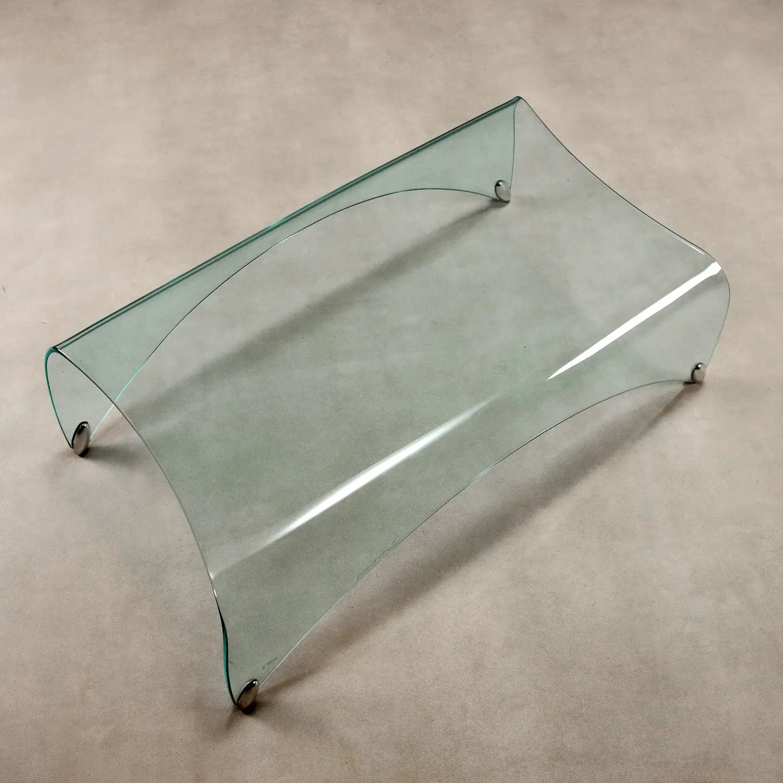 Vintage Coffee Table Glass Design Massimo Iosa Ghini Italy 1980s - 1980s | Modernism | Tables