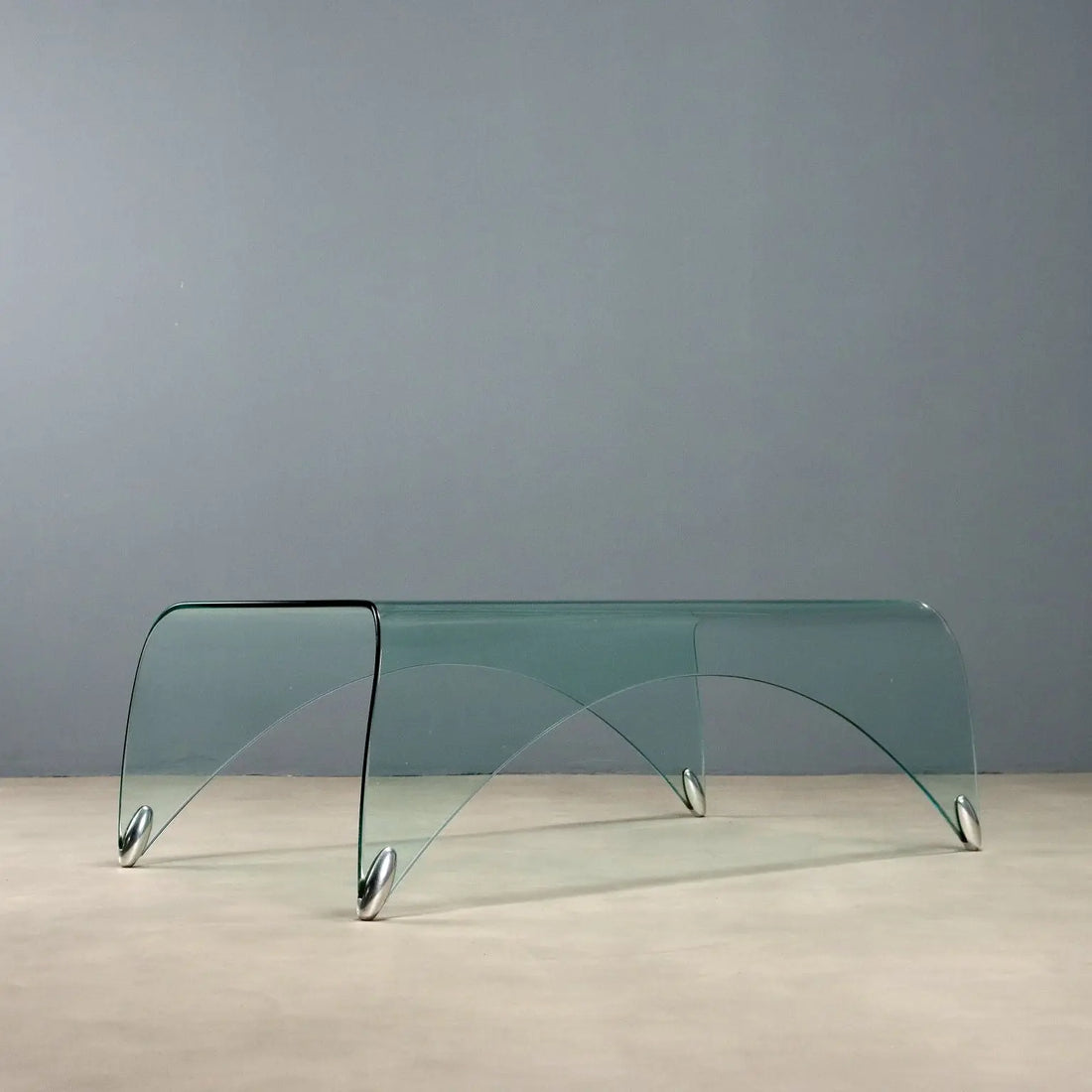 Vintage Coffee Table Glass Design Massimo Iosa Ghini Italy 1980s - 1980s | Modernism | Tables