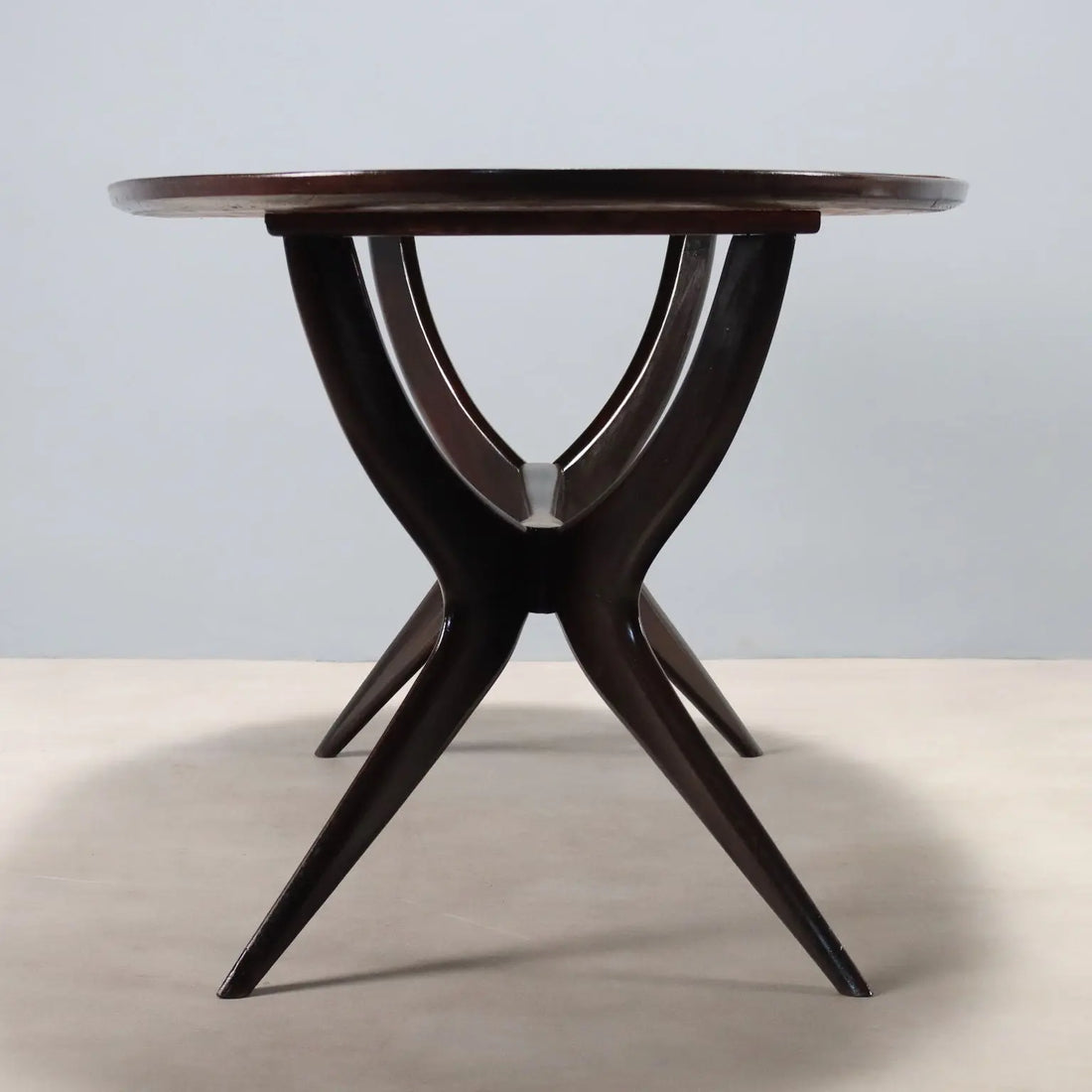 Vintage Table Laminate Painted Beech Design Italy 1950s-60s