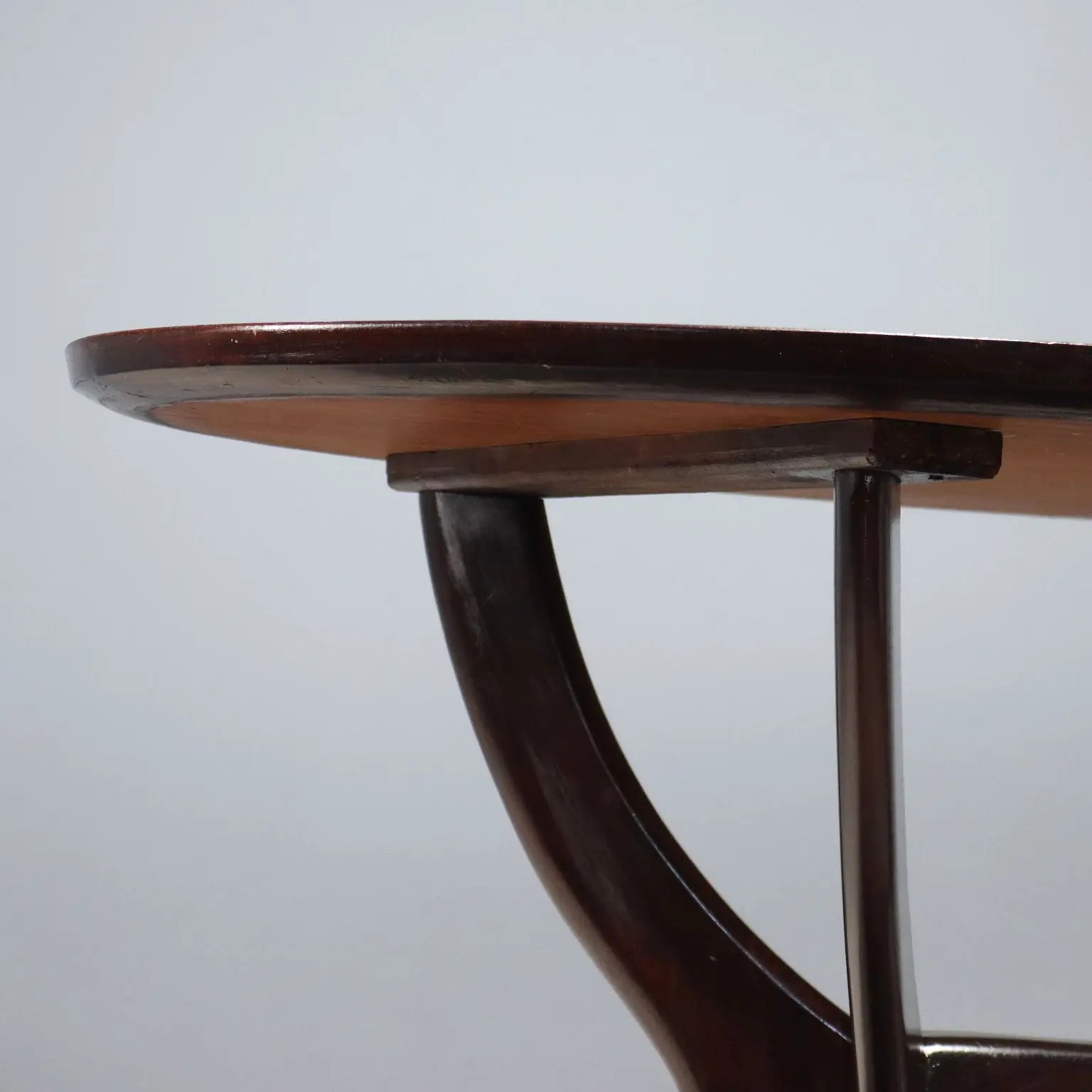 Vintage Table Laminate Painted Beech Design Italy 1950s-60s