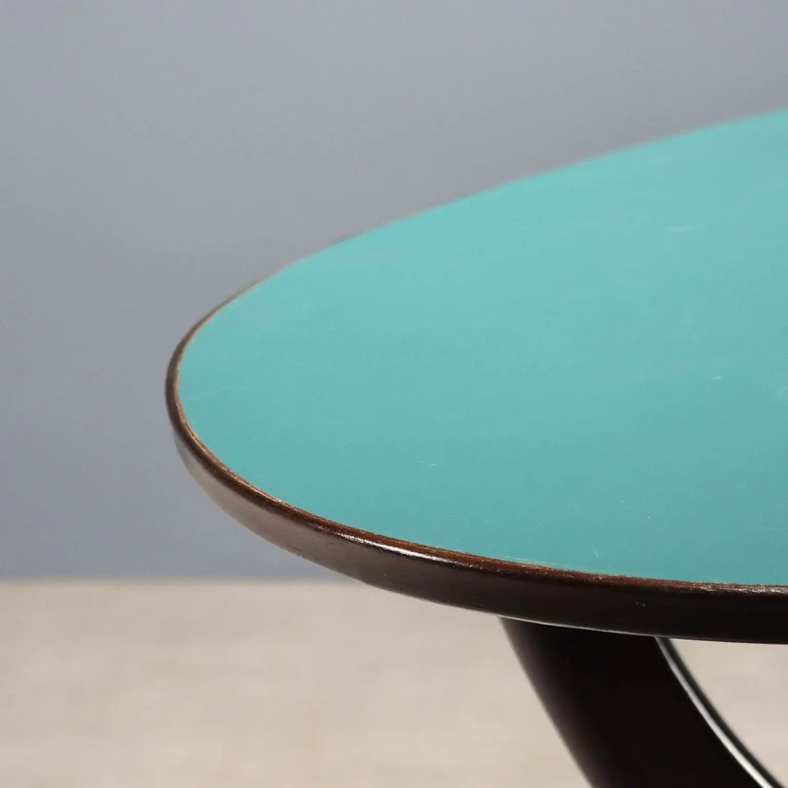 Vintage Table Laminate Painted Beech Design Italy 1950s-60s