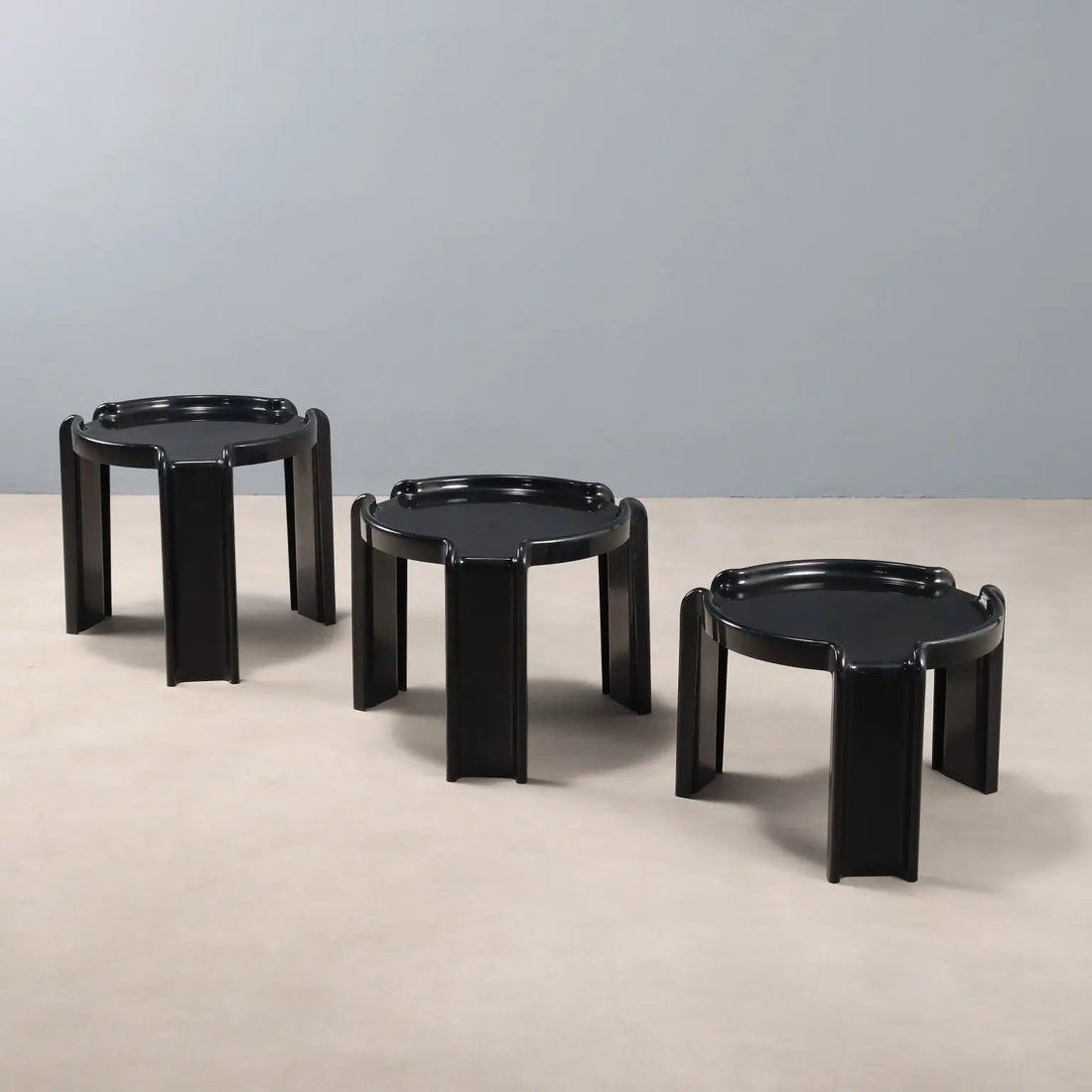 Kartell Coffee Tables Design Giotto Stoppino Italy 1970s