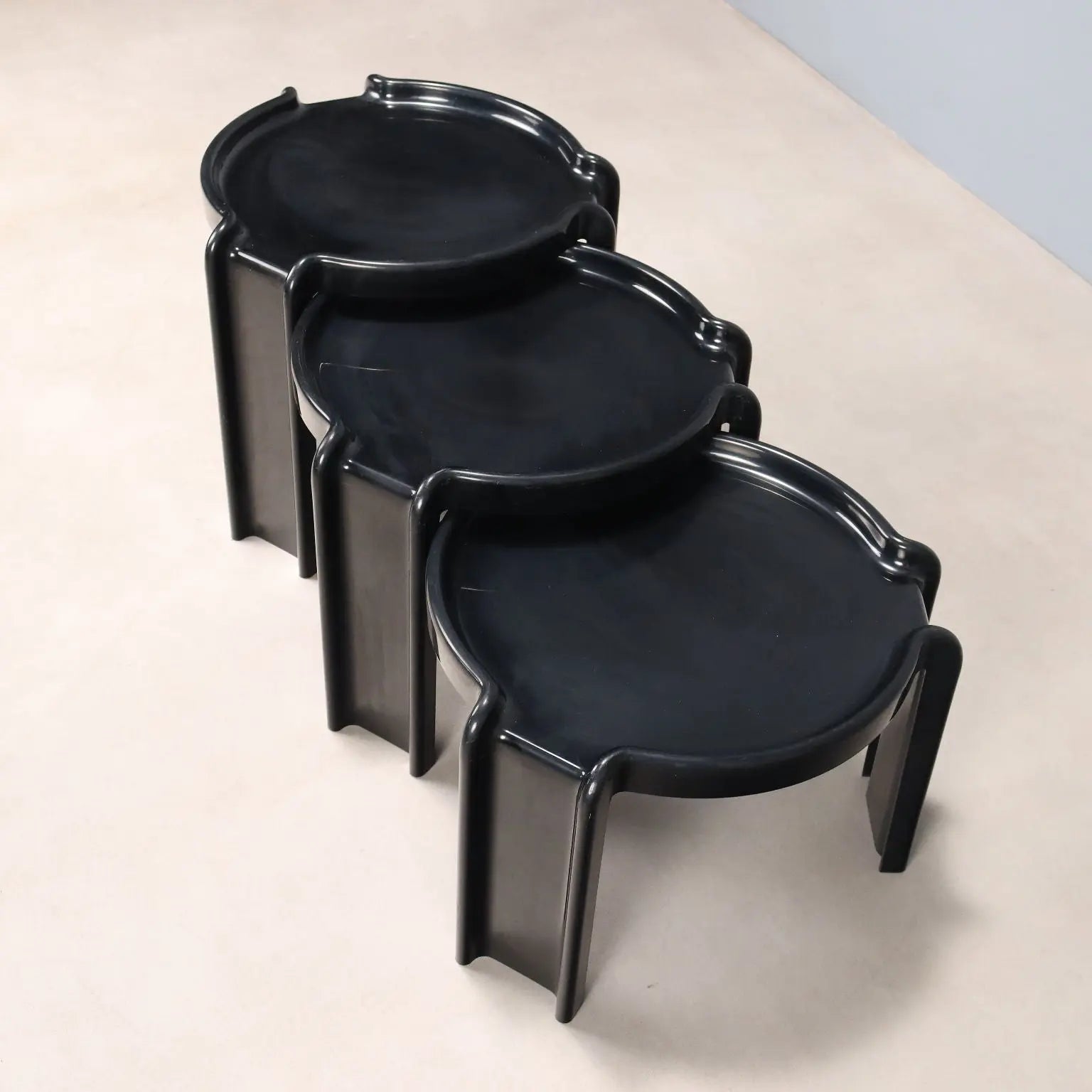 Kartell Coffee Tables Design Giotto Stoppino Italy 1970s