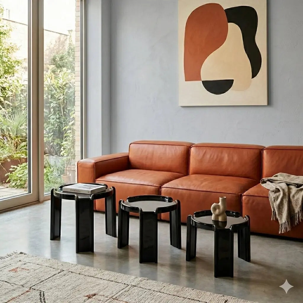 Kartell Coffee Tables Design Giotto Stoppino Italy 1970s
