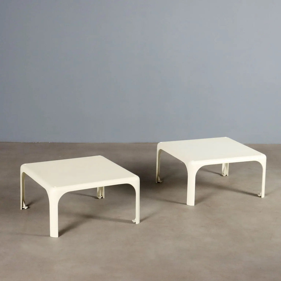Artemide Demetrio Coffee Tables Plastic Design Magistretti 1970s