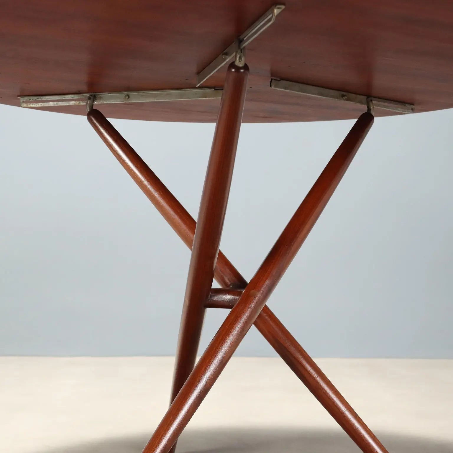 Vintage Dining Table Teak Design Italy 1960s