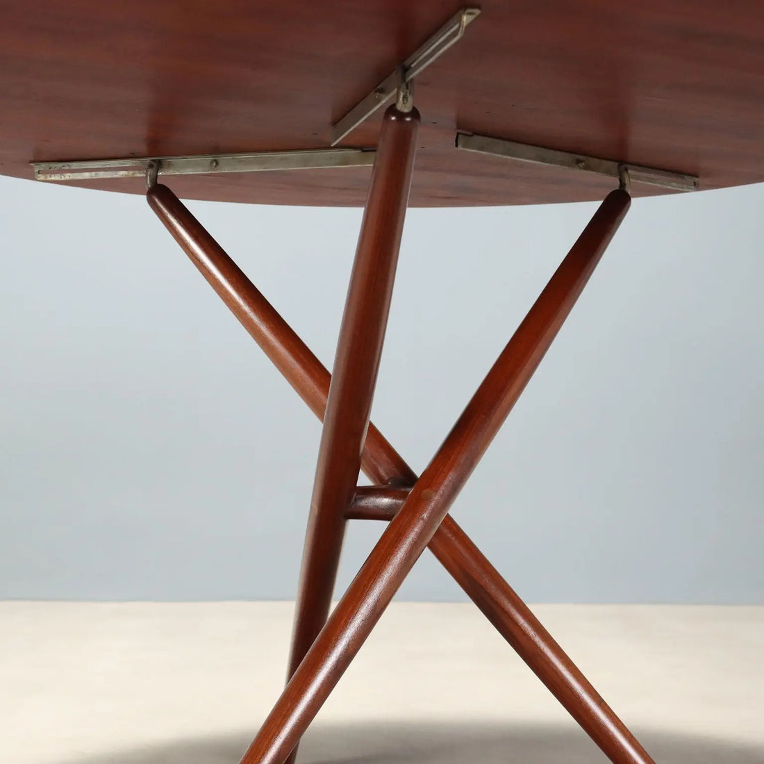 Vintage Dining Table Teak Design Italy 1960s