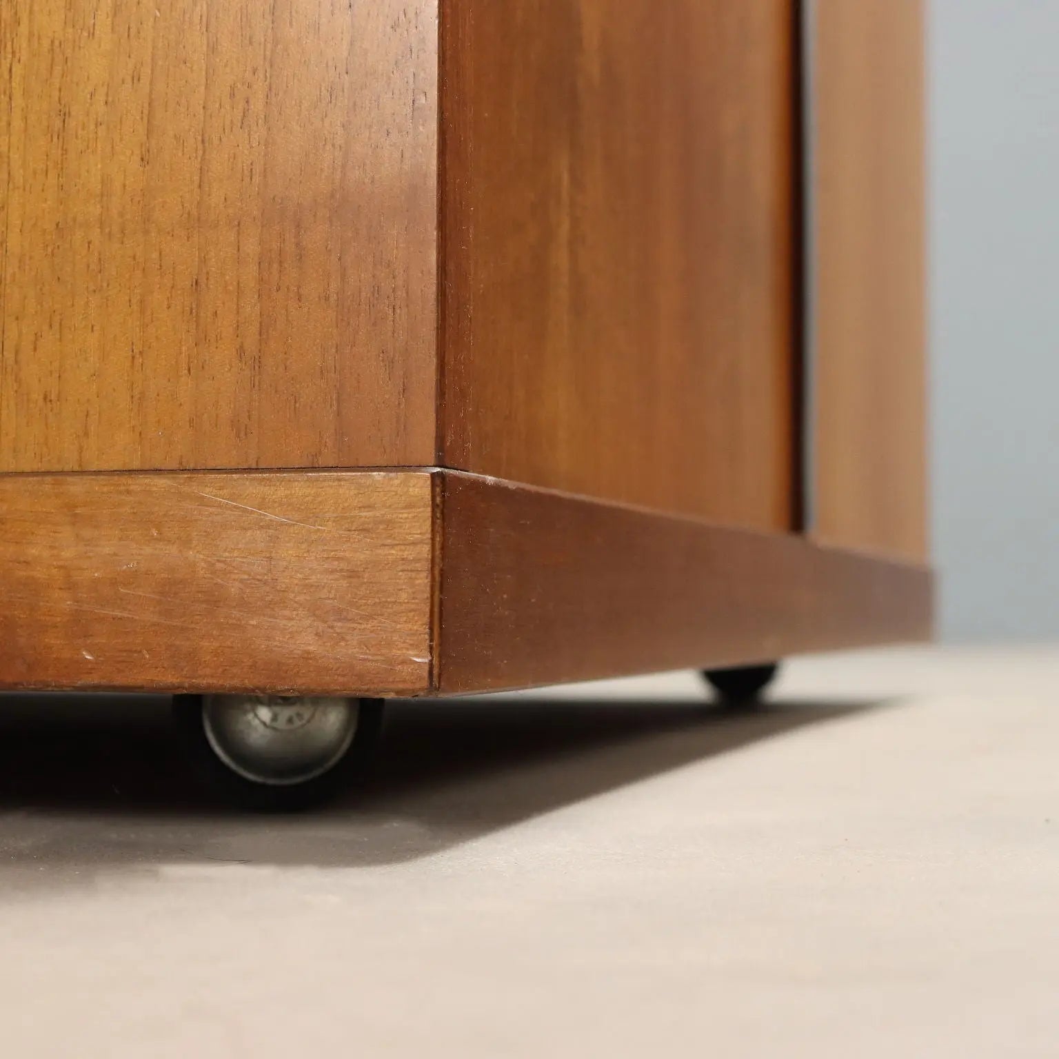 Vintage Coffee Table Tanganyka Walnut Design Italy 1970s