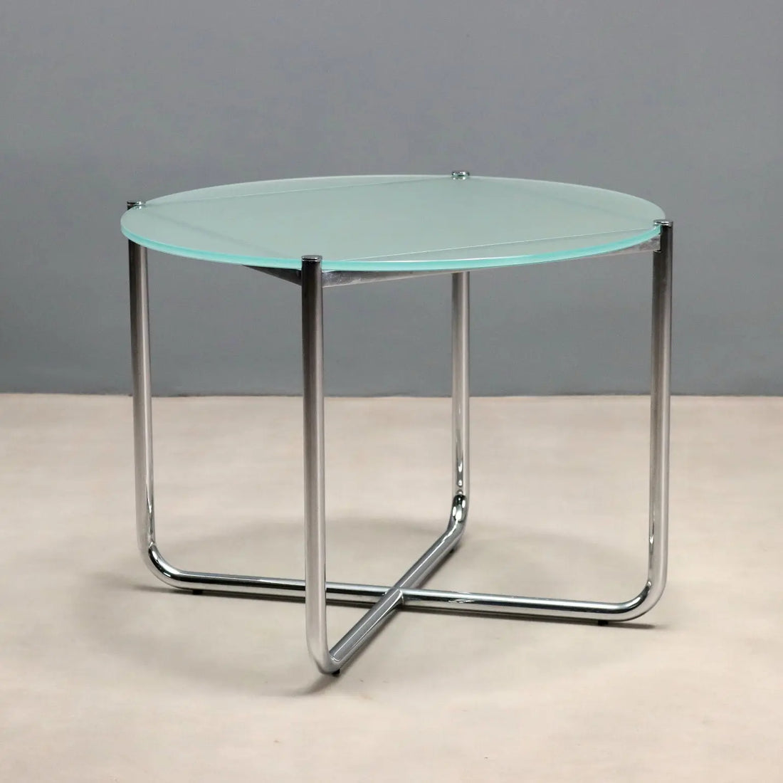 Knoll E01M Coffee Table Design MIes van der Rohe Metal 1990s
