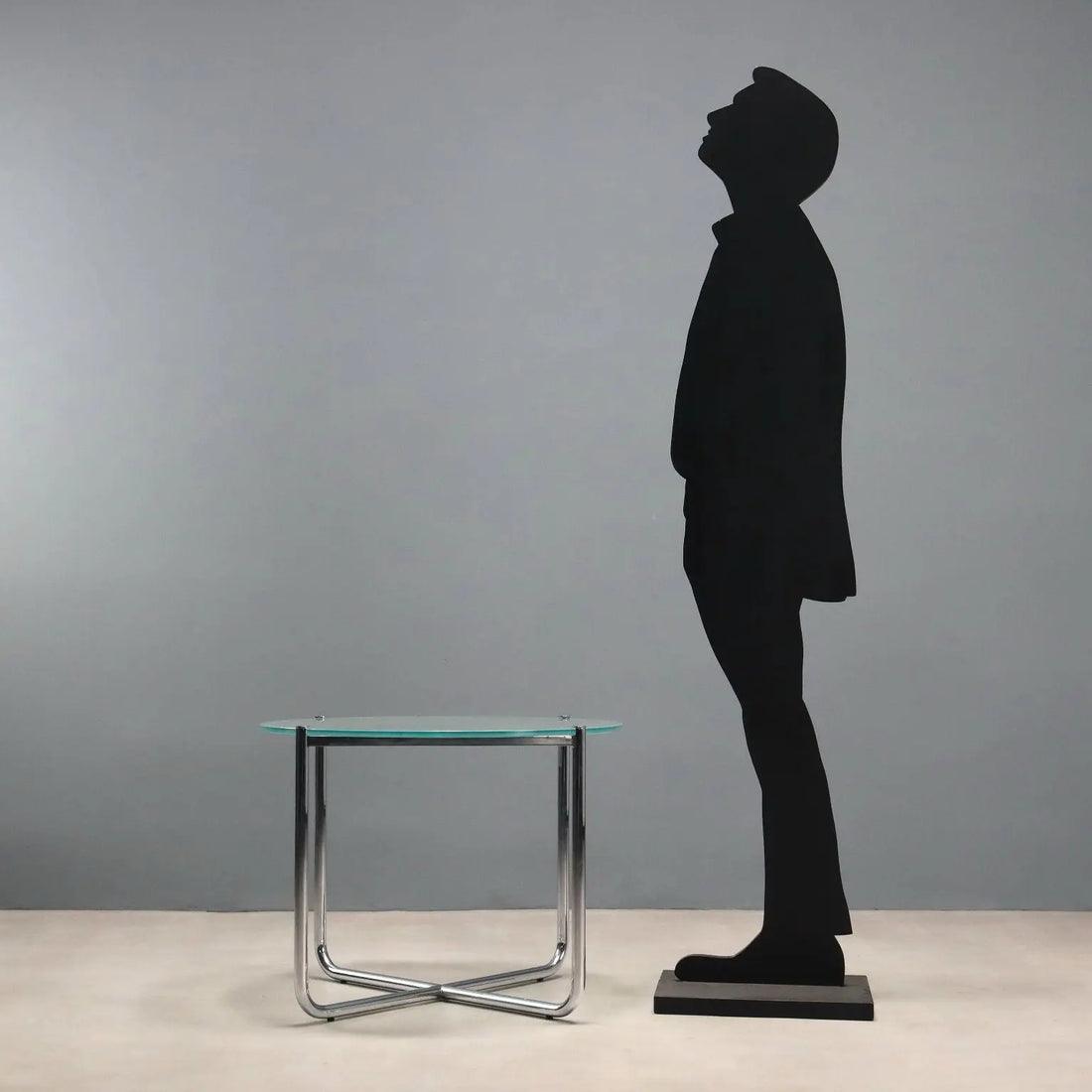 Knoll E01M Coffee Table Design MIes van der Rohe Metal 1990s