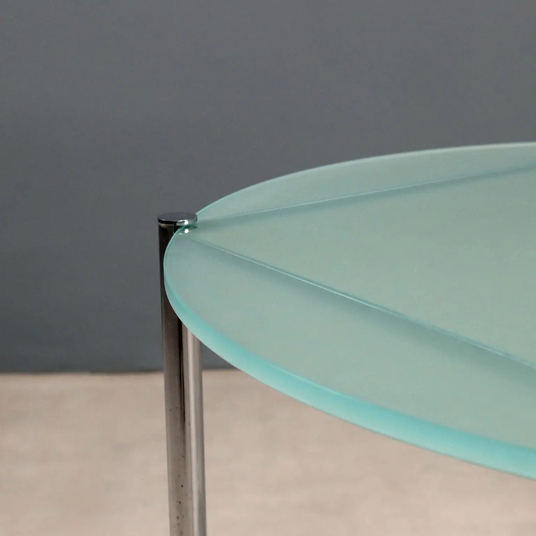Knoll E01M Coffee Table Design MIes van der Rohe Metal 1990s