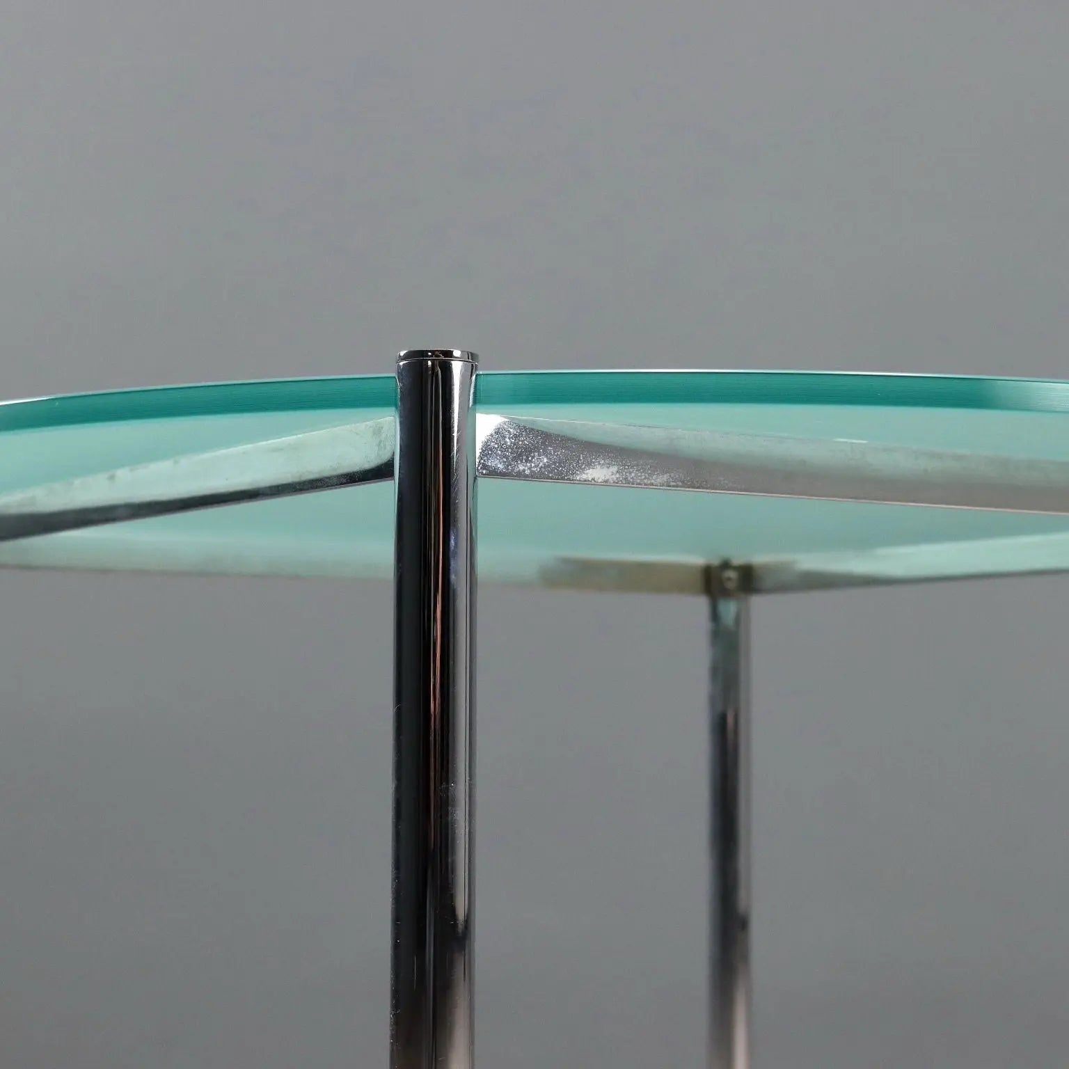 Knoll E01M Coffee Table Design MIes van der Rohe Metal 1990s