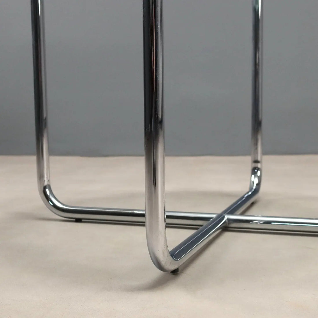 Knoll E01M Coffee Table Design MIes van der Rohe Metal 1990s