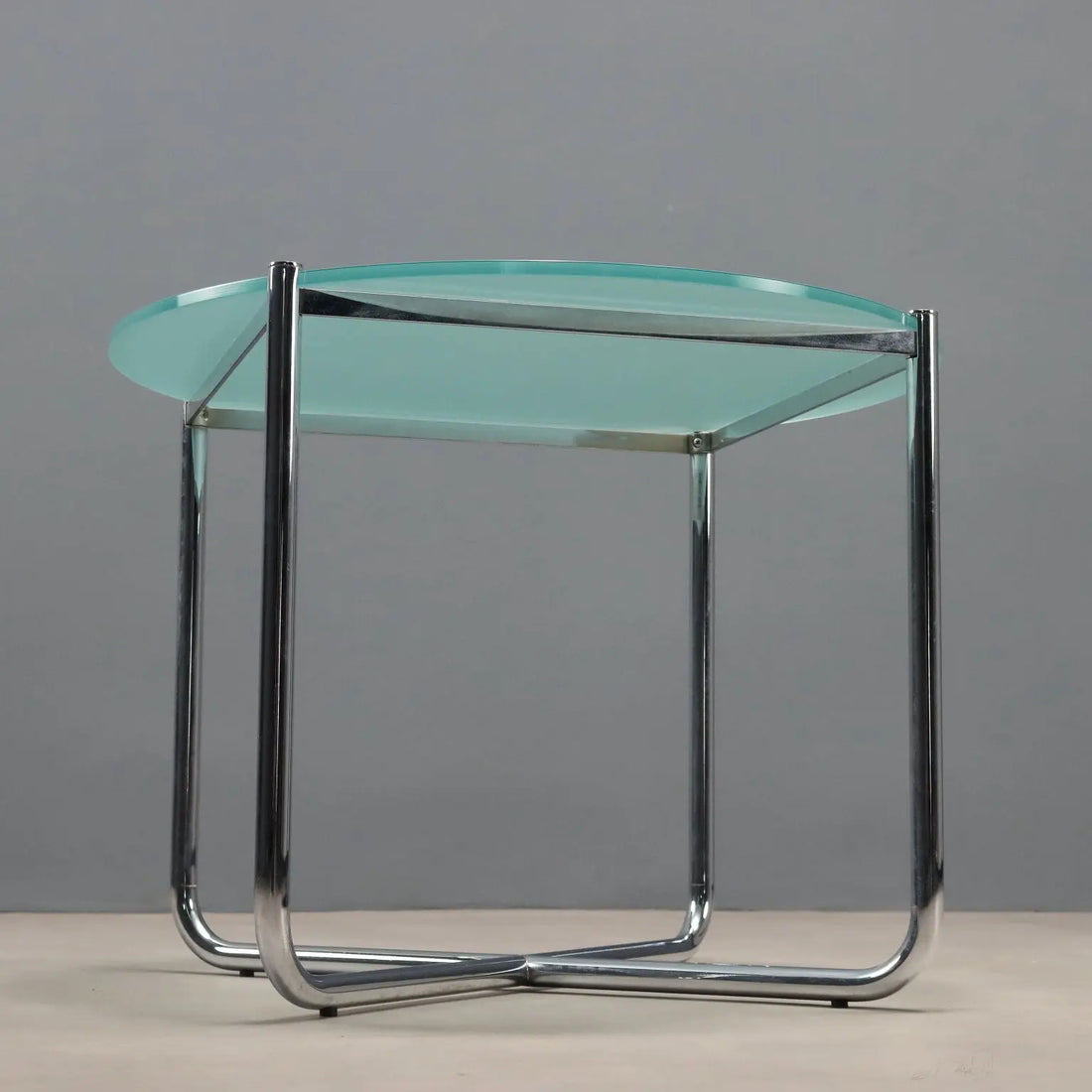 Knoll E01M Coffee Table Design MIes van der Rohe Metal 1990s