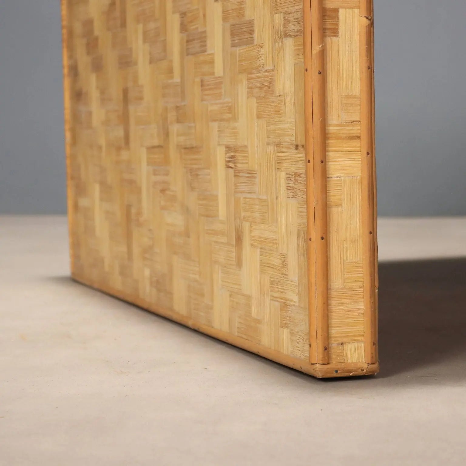 Vintage Coffee Table Wood Inlays Design Italy 1970s