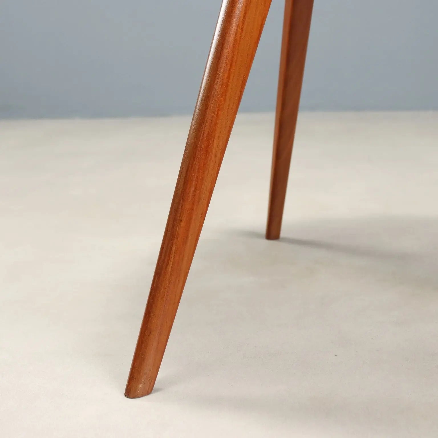 Vintage Coffee Table Mahogany Brass Design Italy 1950s