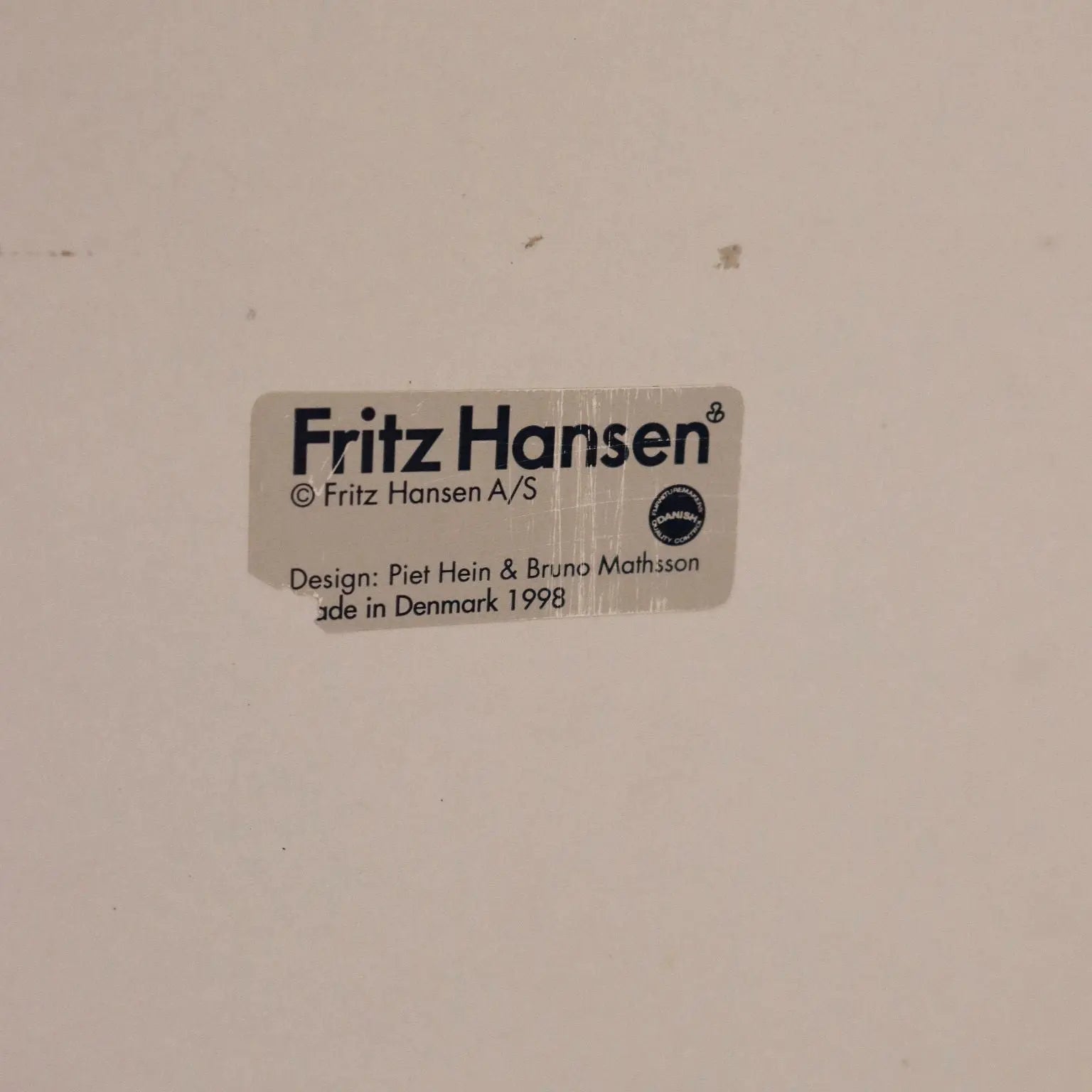 Vintage Table Fritz Hansen Design Piet Hein & Bruno Matthson 1990s