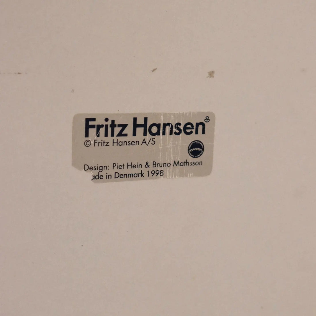 Vintage Table Fritz Hansen Design Piet Hein & Bruno Matthson 1990s