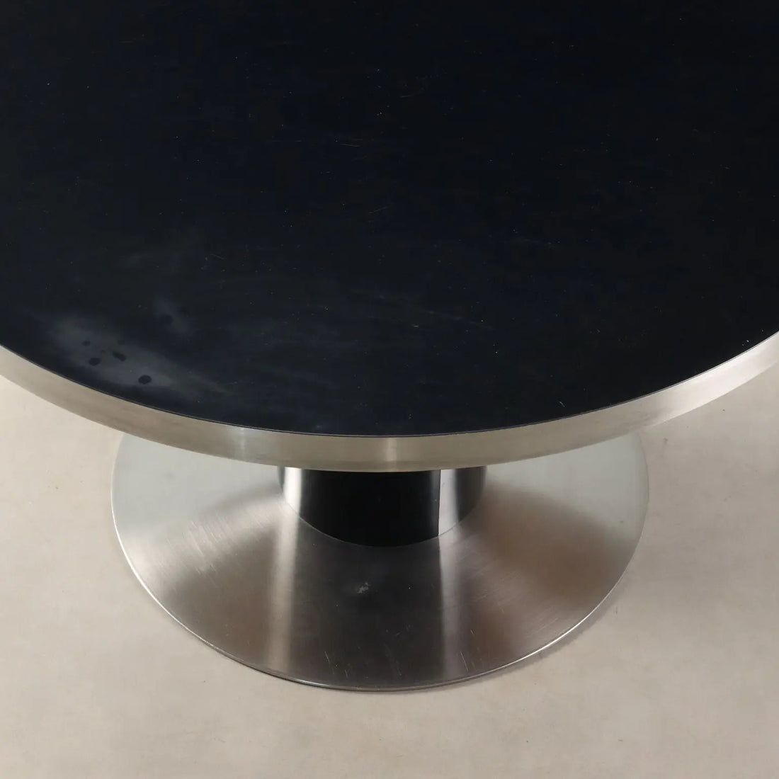 Vintage Table Design Willy Rizzo Wood Metal Italy 1970s