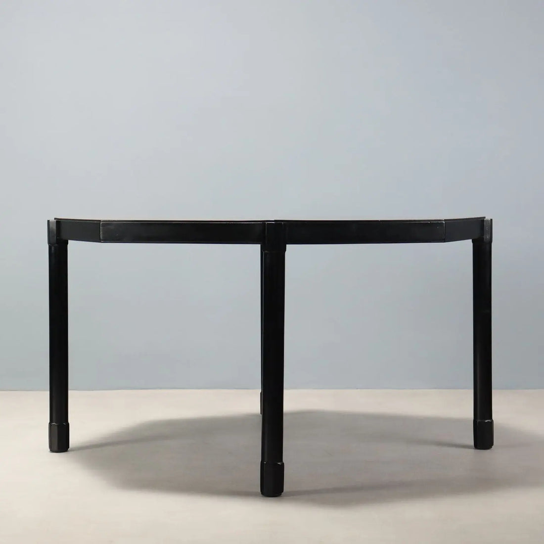 Vintage Dining Table Painted Wood Design Italy 1960s