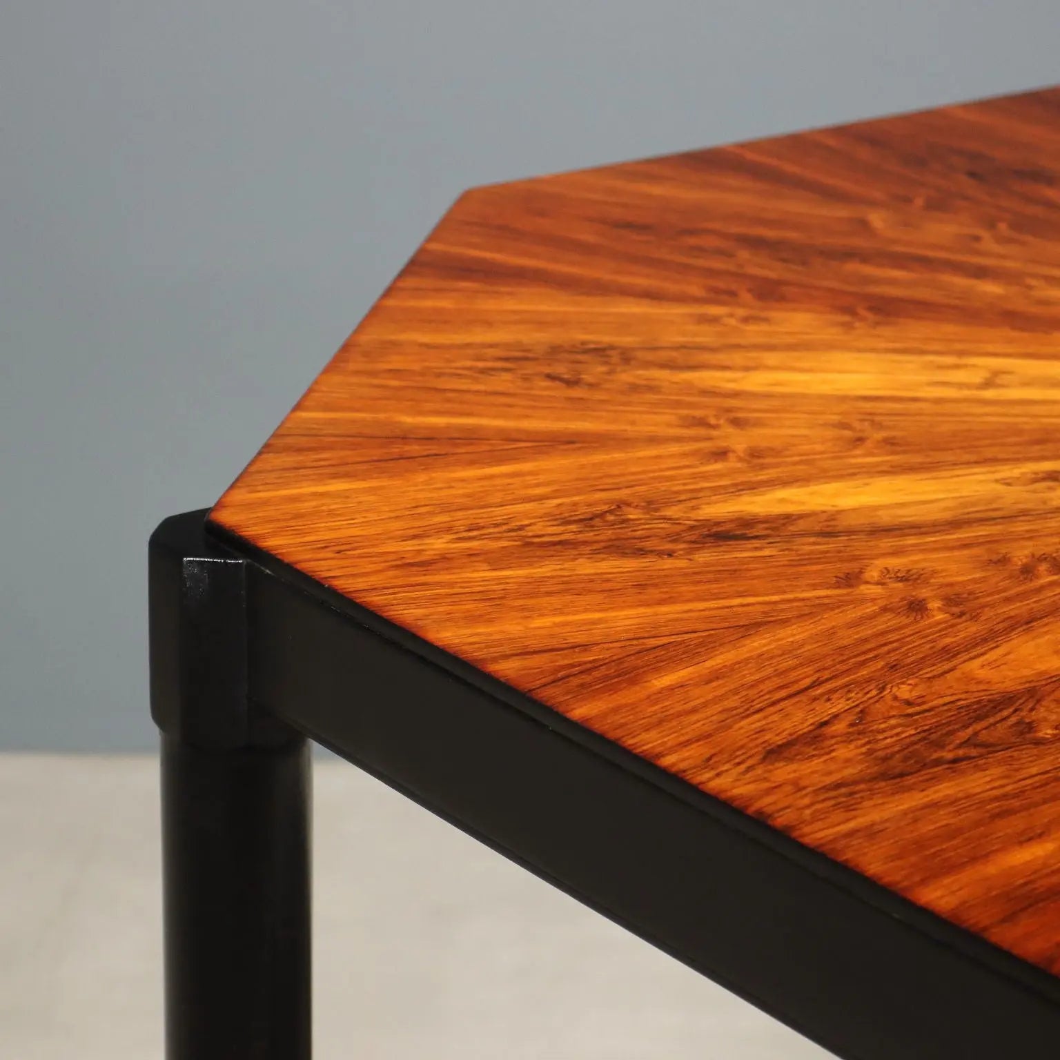 Vintage Dining Table Painted Wood Design Italy 1960s