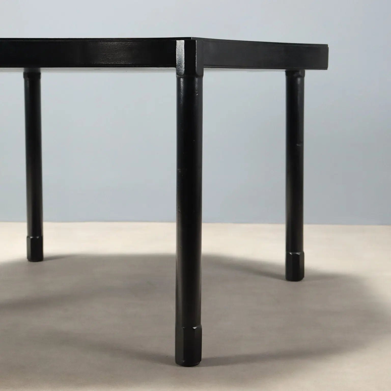 Vintage Dining Table Painted Wood Design Italy 1960s