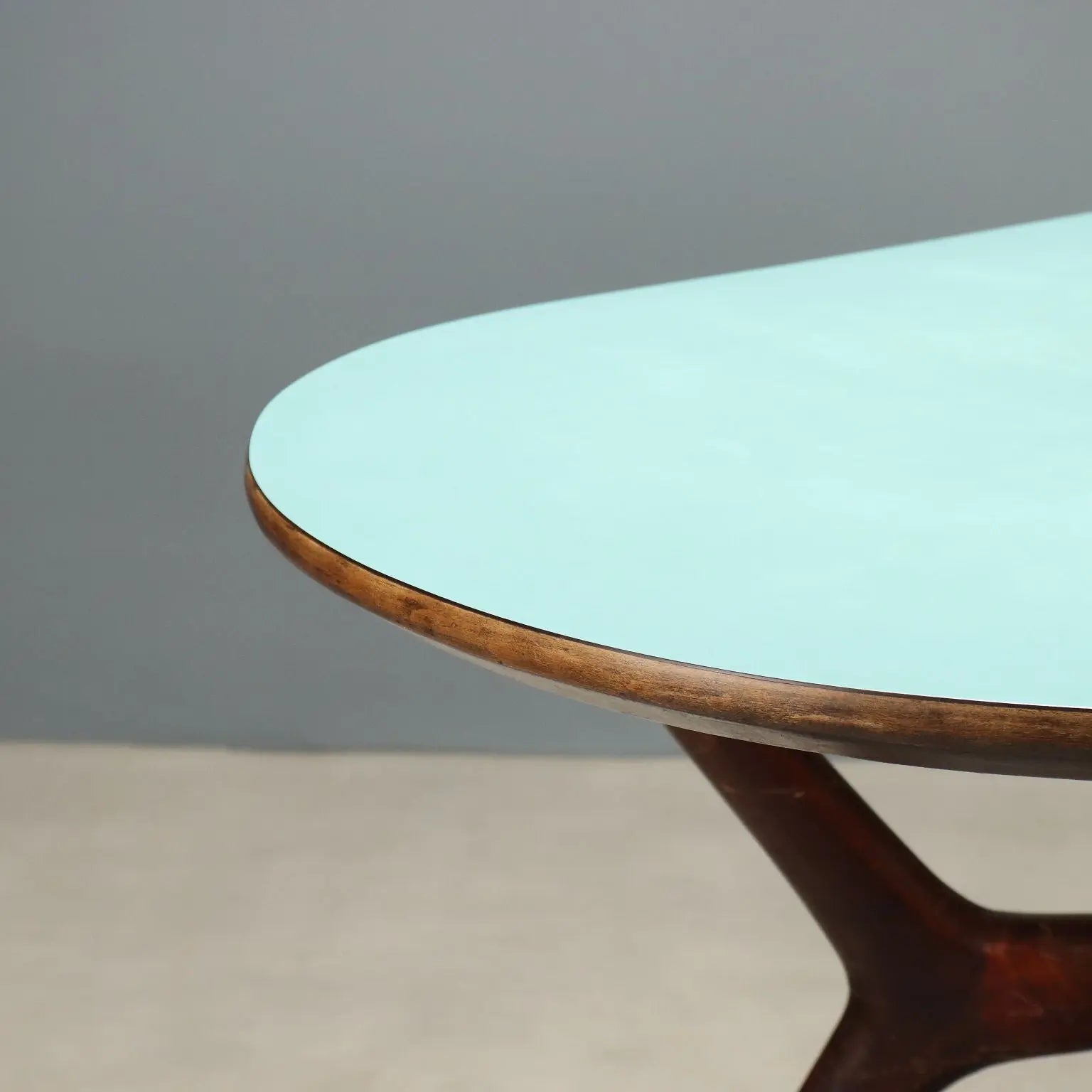 Vintage Table Beech Laminate Design Italy 1960s