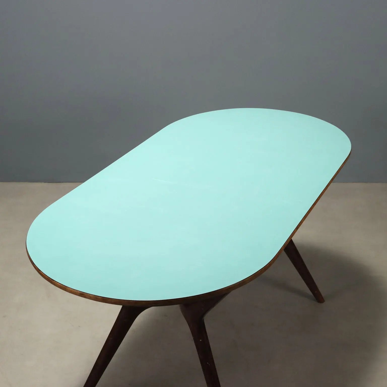 Vintage Table Beech Laminate Design Italy 1960s
