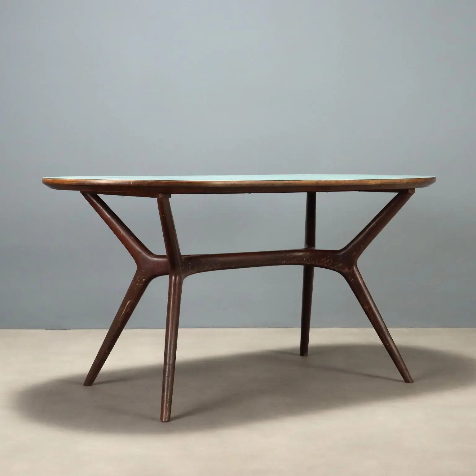Vintage Table Beech Laminate Design Italy 1960s