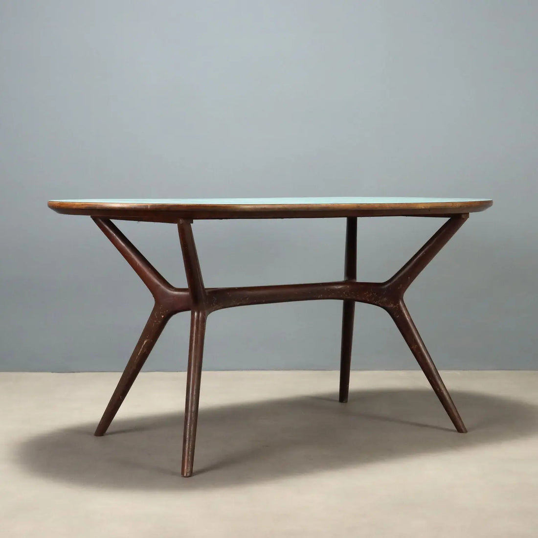 Vintage Table Beech Laminate Design Italy 1960s