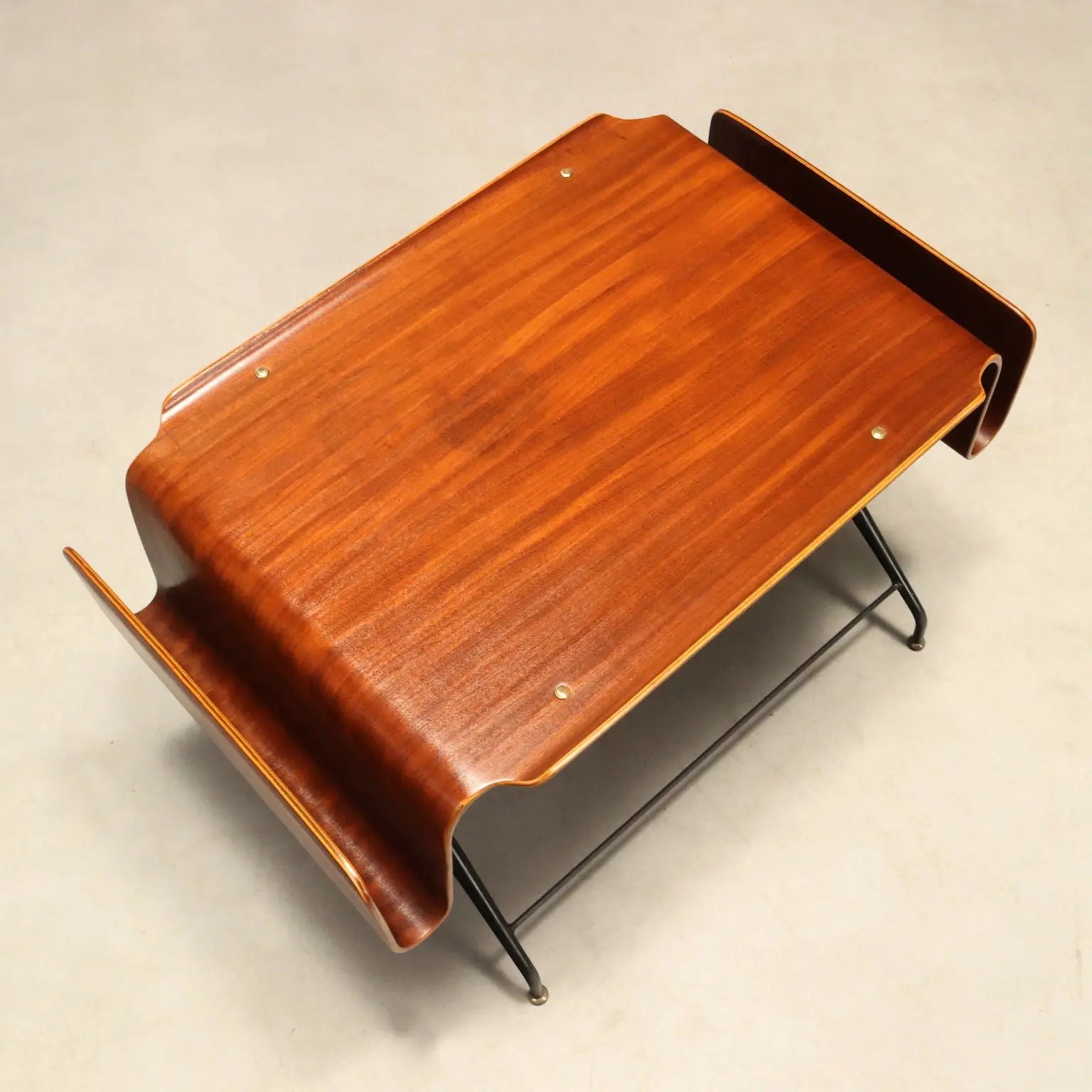 Vintage Coffee Table Industria Legni Curvati Design Italy 1950s