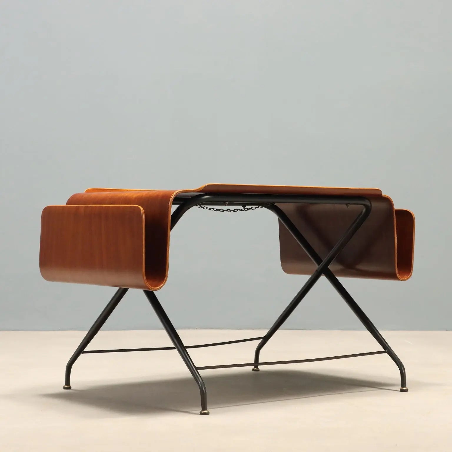 Vintage Coffee Table Industria Legni Curvati Design Italy 1950s