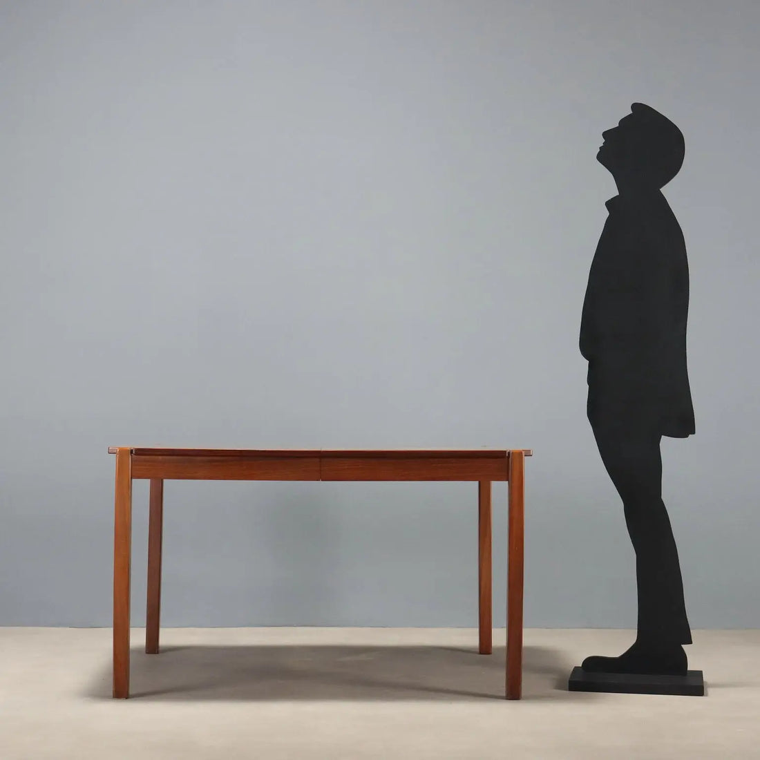 1960s Extendable Exotic Wood Table