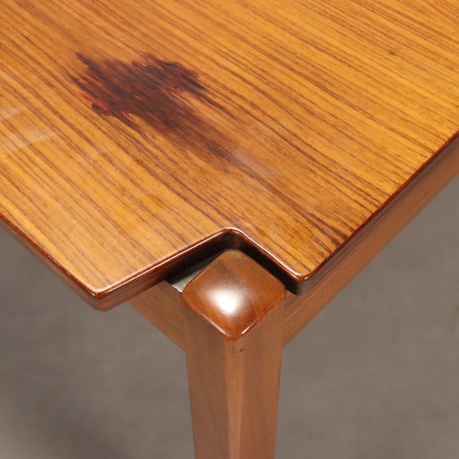 1960s Extendable Exotic Wood Table