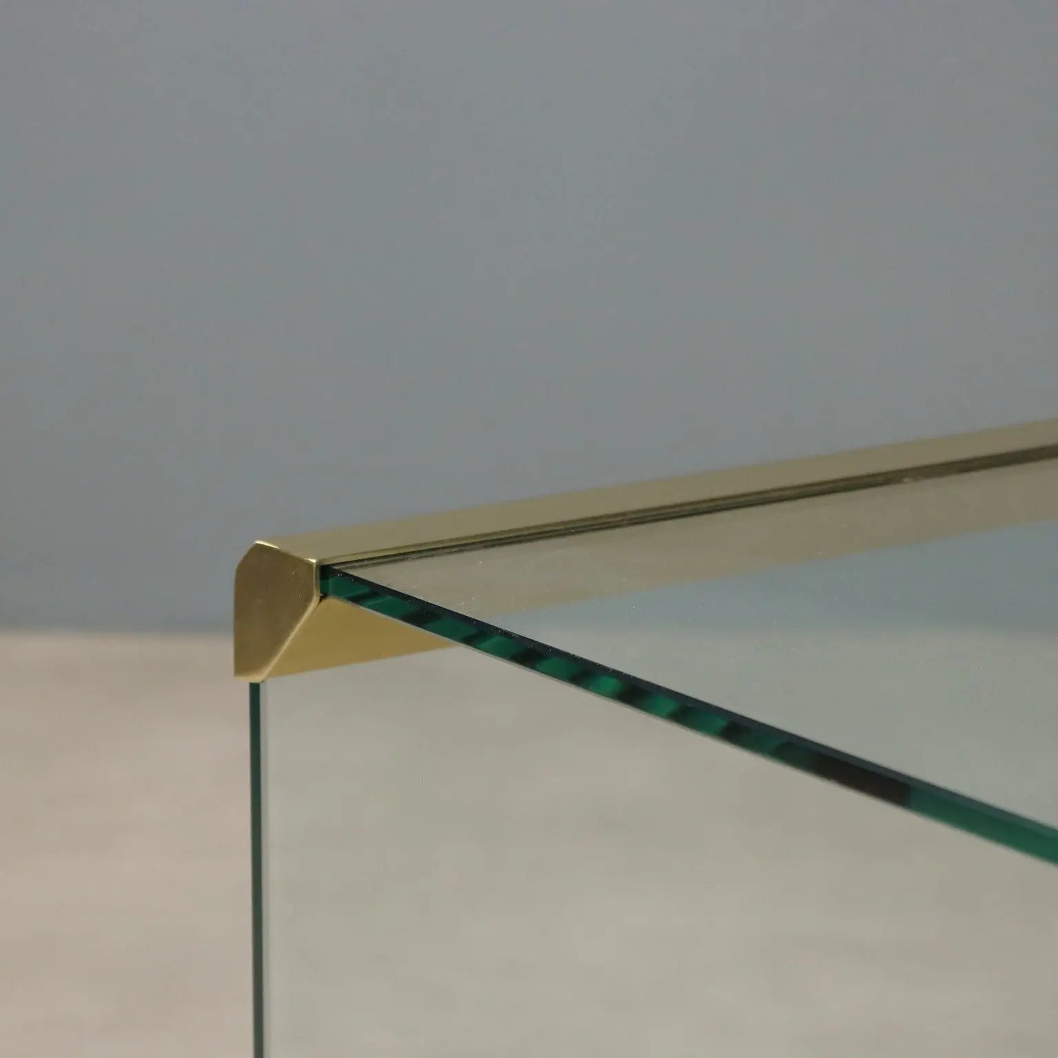 Vintage Coffee Table Gallotti e Radice Glass Design 1960s