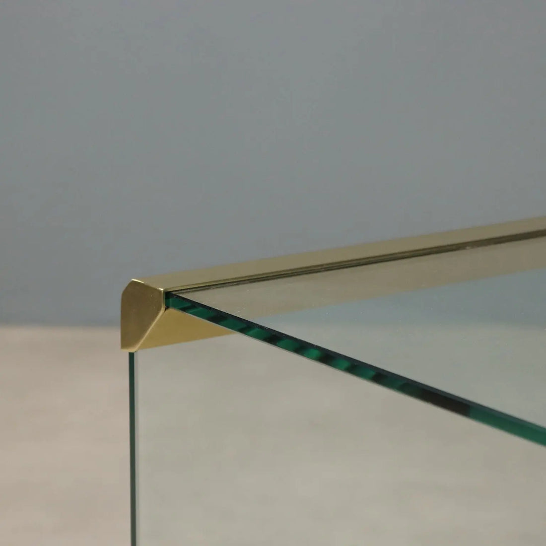 Vintage Coffee Table Gallotti e Radice Glass Design 1960s