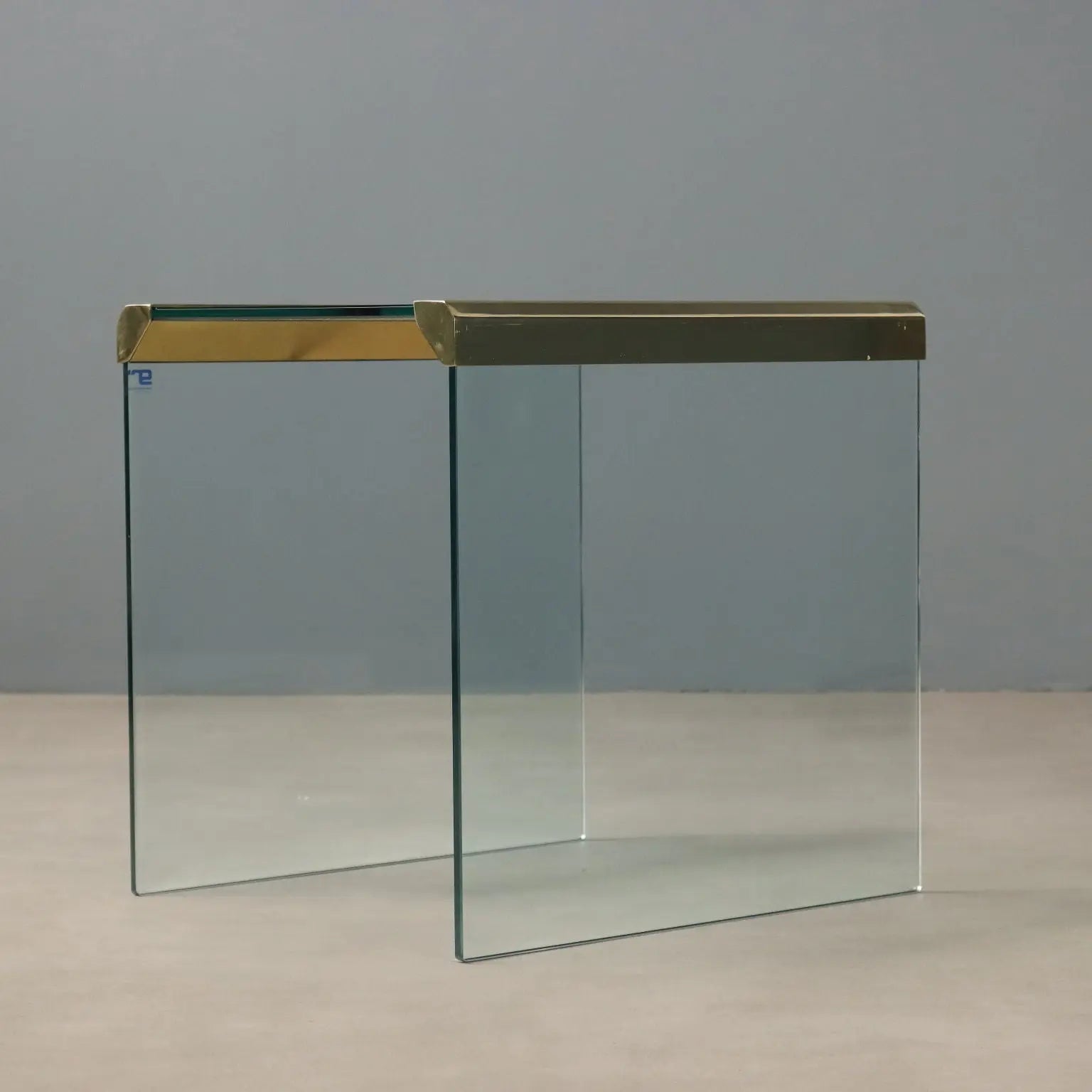 Vintage Coffee Table Gallotti e Radice Glass Design 1960s