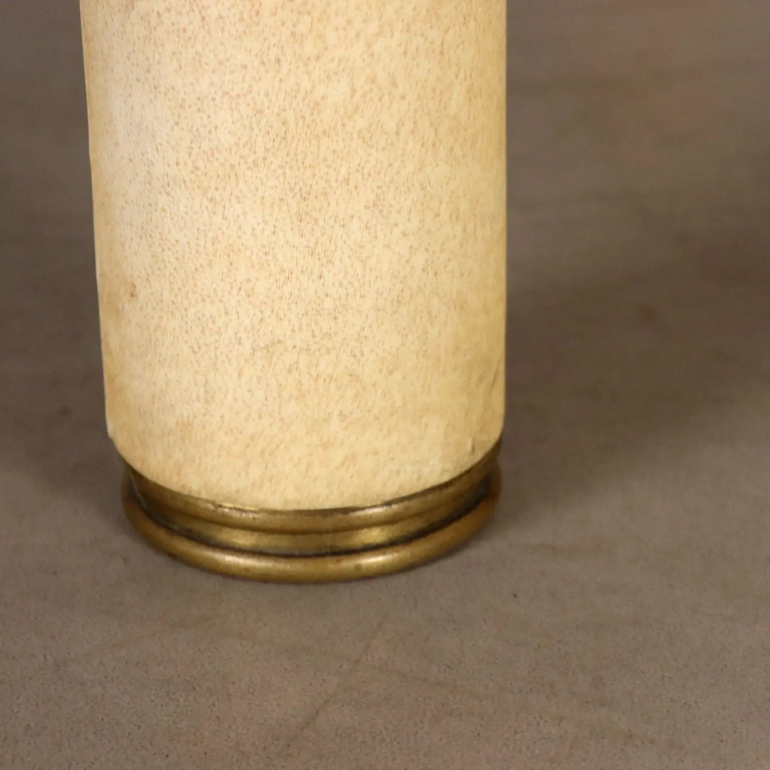 Vintage Table Exotic Wood Leather Design Italy 1960s