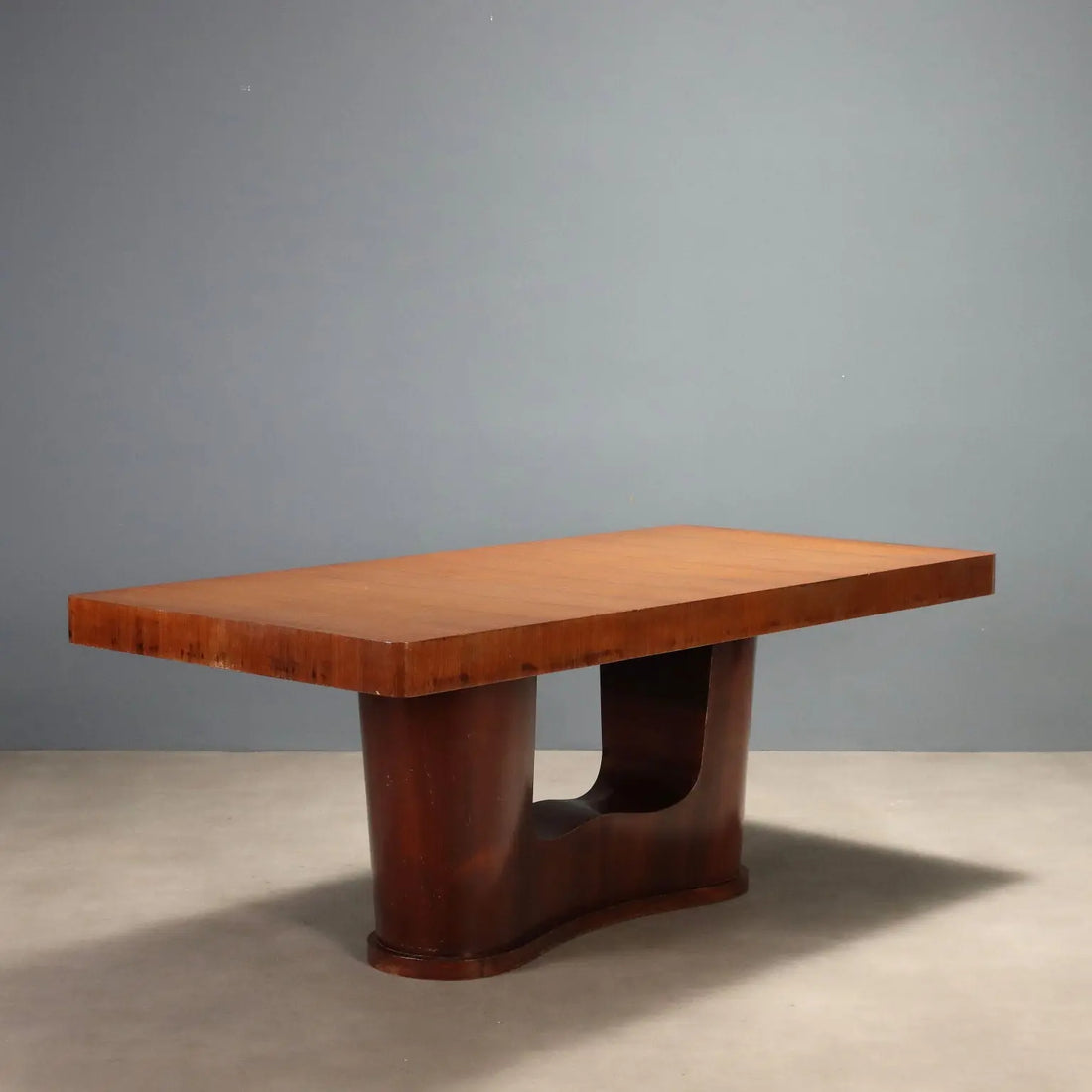 1950s Veneered Wood Table