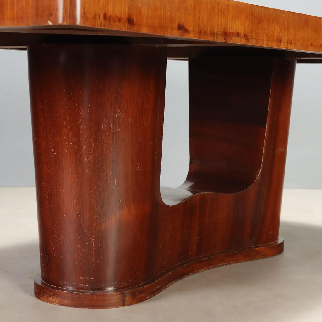 1950s Veneered Wood Table