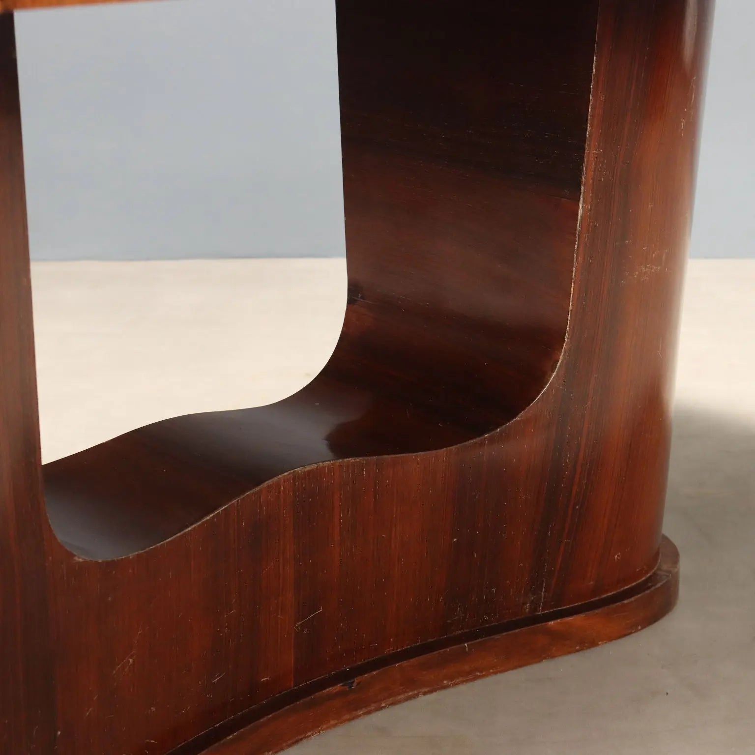 1950s Veneered Wood Table