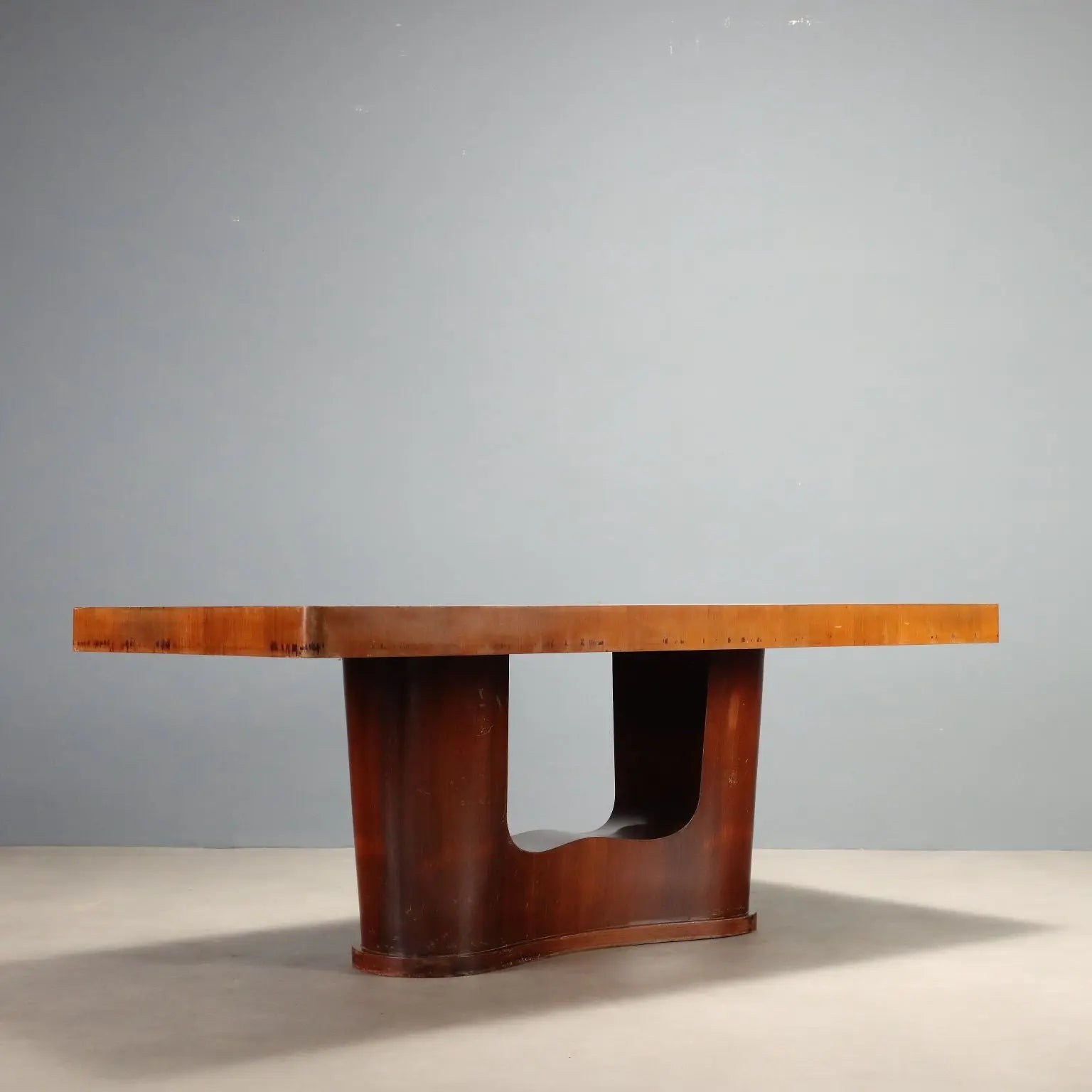 1950s Veneered Wood Table