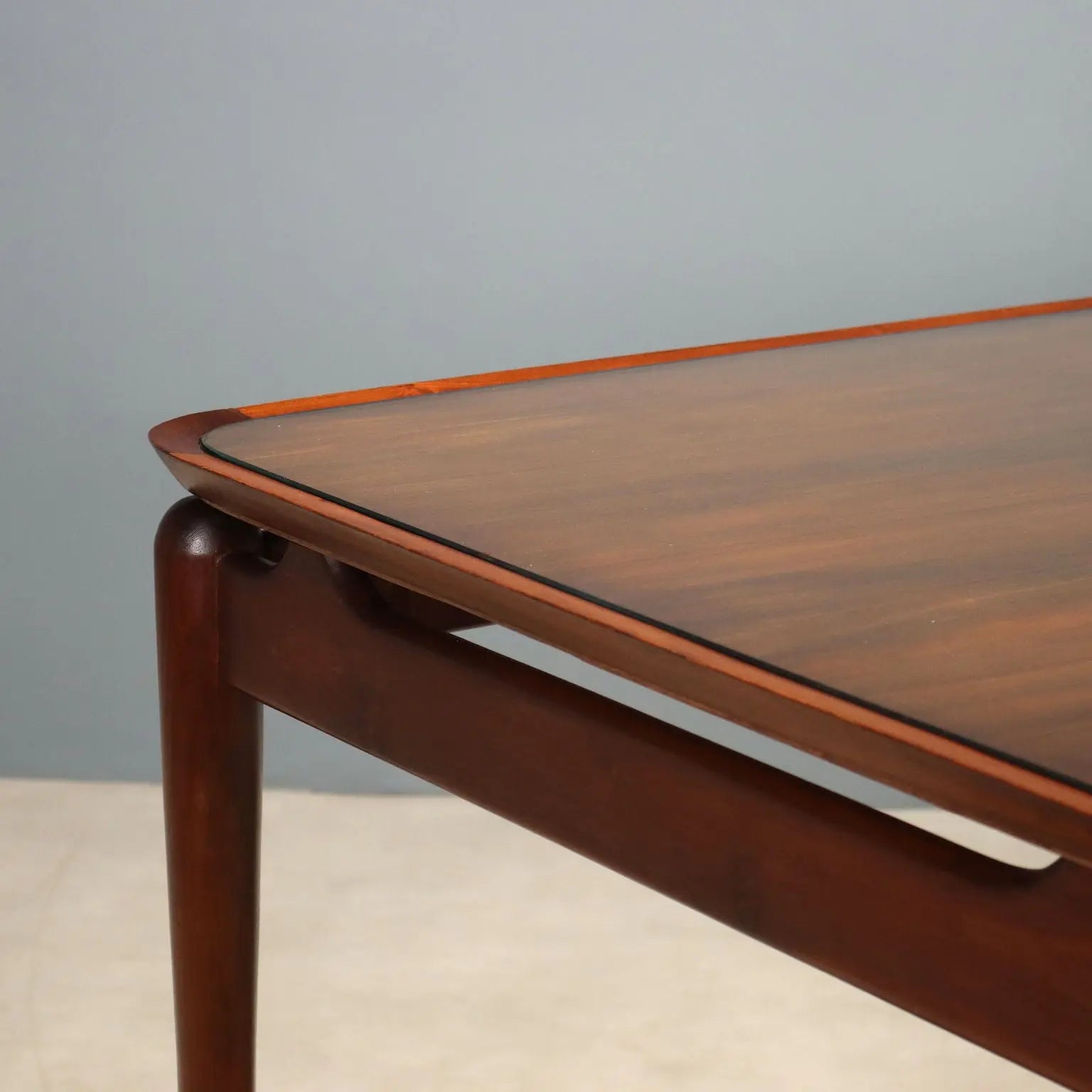 Vintage Dining Table Teak Design Italy 1950s-1960s
