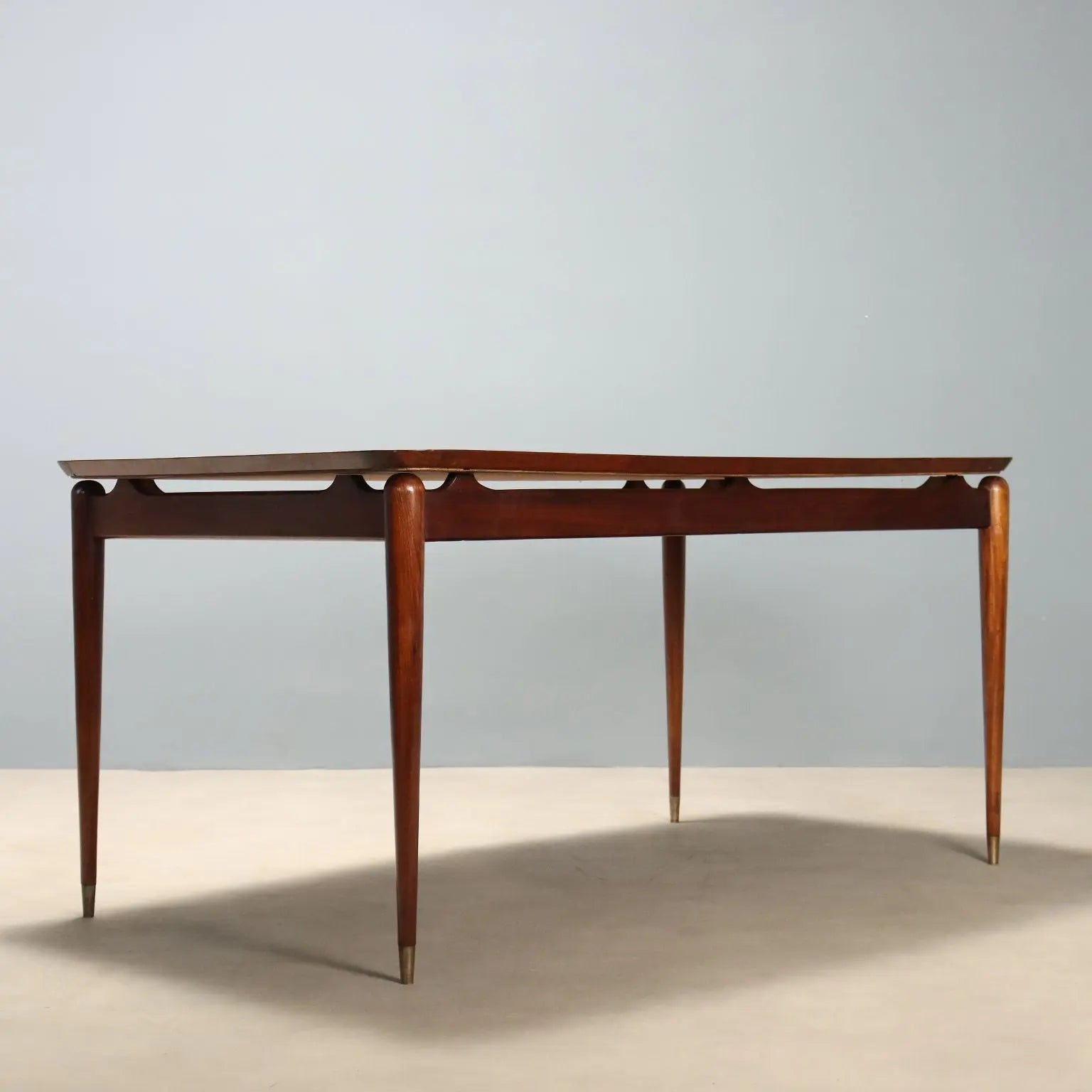 Vintage Dining Table Teak Design Italy 1950s-1960s