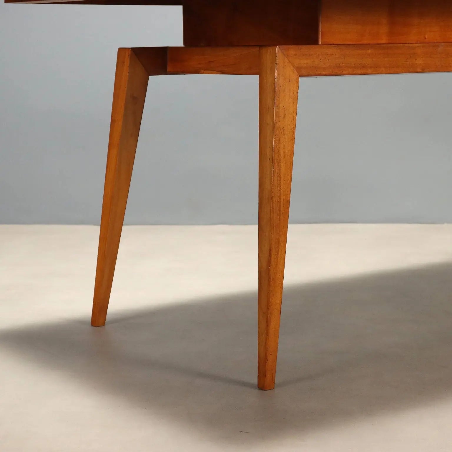 1960s Oak and Colored Formica Table