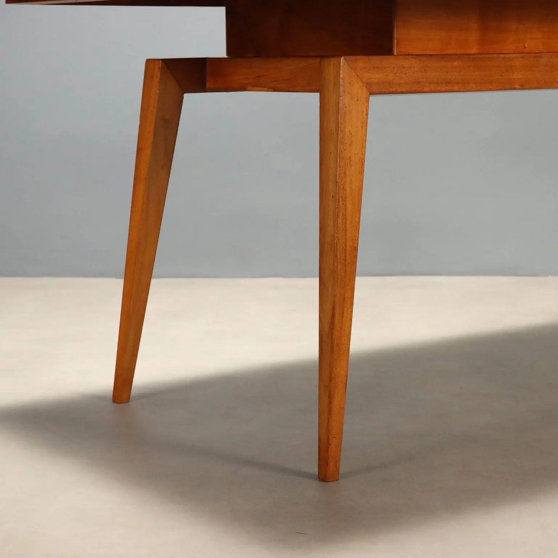 1960s Oak and Colored Formica Table